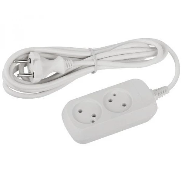 Удлинитель 2х3м без заземл. ПВС 2х0.75 UDL-10-230 Greenline Эра Б0065067 ТехноИмпульс