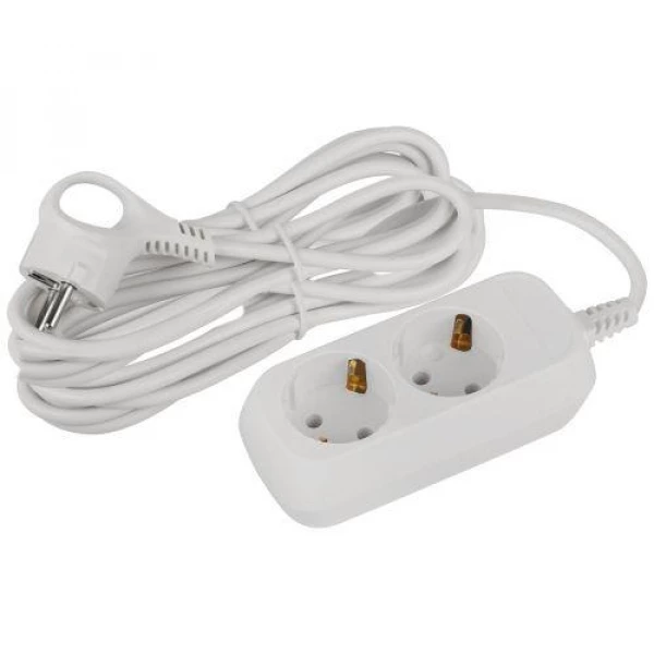 Удлинитель 2х5м с заземл. ПВС 3х0.75 UDL-10-250-E Greenline Эра Б0065074 ТехноИмпульс