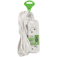 Удлинитель 3х5м без заземл. ПВС 2х0.75 UDL-10-350 Greenline Эра Б0065073 ТехноИмпульс