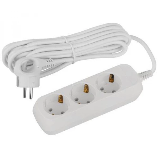 Удлинитель 3х5м с заземл. ПВС 3х0.75 UDL-10-350-E Greenline Эра Б0065068 ТехноИмпульс