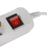 Удлинитель 3х5м с заземл. с выкл. ПВС 3х0.75 UDL-10-350-ES Greenline Эра Б0065080 ТехноИмпульс