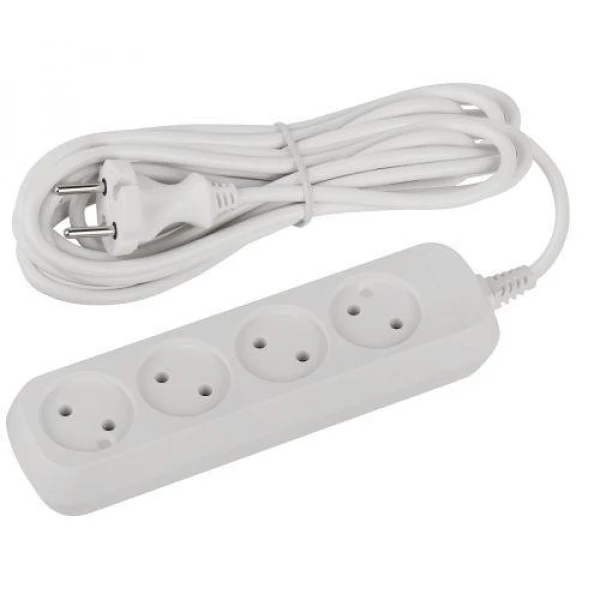 Удлинитель 4х5м без заземл. ПВС 2х0.75 UDL-10-450 Greenline Эра Б0065063 ТехноИмпульс