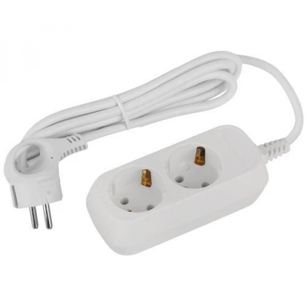 Удлинитель 2х1.5м с заземл. ПВС 3х1 UDL-16-215-E Greenline Эра Б0065079 ТехноИмпульс