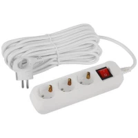 Удлинитель 3х10м с заземл. с выкл. ПВС 3х1 UDL-16-3100-ES Greenline Эра Б0065040 ТехноИмпульс