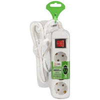 Удлинитель 3х1.5м с заземл. с выкл. ПВС 3х1 UDL-16-315-ES Greenline Эра Б0065078 ТехноИмпульс