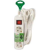 Удлинитель 3х3м с заземл. с выкл. ПВС 3х1 UDL-16-330-ES Greenline Эра Б0065056 ТехноИмпульс