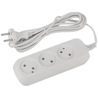 Удлинитель 3х3м без заземл. ШВВП 2х0.75 UDL-6-330 Greenline Эра Б0065041 ТехноИмпульс