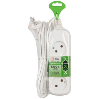 Удлинитель 3х3м без заземл. ШВВП 2х0.75 UDL-6-330 Greenline Эра Б0065041 ТехноИмпульс