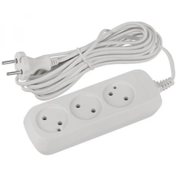 Удлинитель 3х5м без заземл. ШВВП 2х0.75 UDL-6-350 Greenline Эра Б0065070 ТехноИмпульс