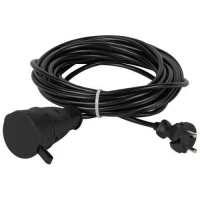 Удлинитель-шнур 1х10м без заземл. ПВС 2х0.75 GREEN LINE BUH-6-10m Эра Б0065112 ТехноИмпульс