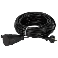 Удлинитель-шнур 1х0м без заземл. ПВС 2х0.75 GREEN LINE BUH-6-20m Эра Б0065138 ТехноИмпульс