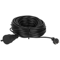 Удлинитель-шнур 1х0м без заземл. ПВС 2х0.75 GREEN LINE BUH-6-30m Эра Б0065143 ТехноИмпульс