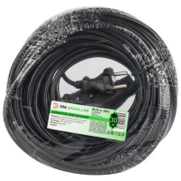 Удлинитель-шнур 1х0м без заземл. ПВС 2х0.75 GREEN LINE BUH-6-30m Эра Б0065143 ТехноИмпульс