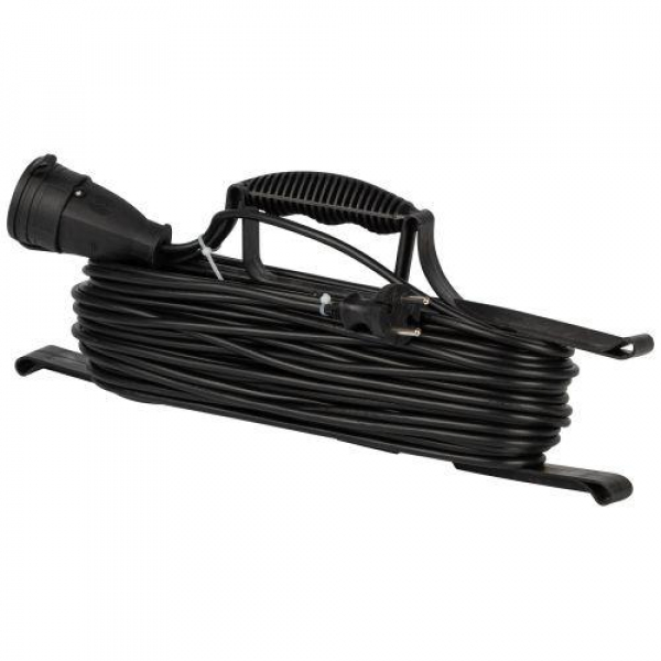 Удлинитель-шнур на рамке 1х30м без заземл. ПВС 2х0.75 GREEN LINE FR-6-30m Эра Б0065136 ТехноИмпульс