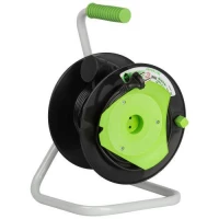 Удлинитель на пластик. катушке 1х15м без заземл. GAZ-2x0.75-15m Greenline ПВС 2х0.75 Эра Б0065096 ТехноИмпульс