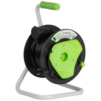 Удлинитель на пластик. катушке 1х40м без заземл. GAZ-2x1-40m Greenline ПВС 2х1 Эра Б0065109 ТехноИмпульс