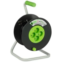 Удлинитель на пластик. катушке 4х15м без заземл. KAT-2x0.75-15m Greenline ПВС 2х0.75 Эра Б0065052 ТехноИмпульс