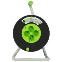 Удлинитель на пластик. катушке 4х15м без заземл. KAT-2x0.75-15m Greenline ПВС 2х0.75 Эра Б0065052 ТехноИмпульс