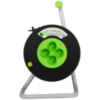 Удлинитель на пластик. катушке 4х30м без заземл. KAT-2x0.75-30m Greenline ПВС 2х0.75 Эра Б0065140 ТехноИмпульс