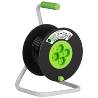 Удлинитель на пластик. катушке 4х40м без заземл. KAT-2x1.5-40m Greenline ПВС 2х1.5 Эра Б0065088 ТехноИмпульс