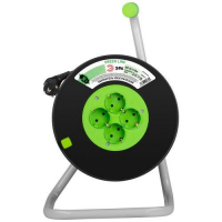 Удлинитель на пластик. катушке 4х30м с заземл. KAT-3x1.5-30m Greenline ПВС 3х1.5 Эра Б0065110 ТехноИмпульс