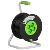 Удлинитель на пластик. катушке 4х40м с заземл. KAT-3x1-40m Greenline ПВС 3х1 Эра Б0065116 ТехноИмпульс
