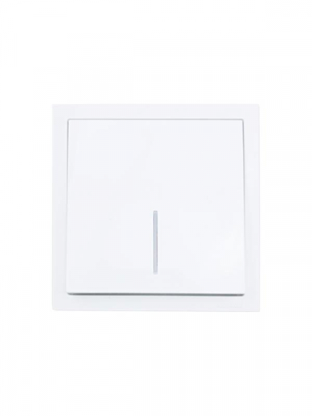 Выключатель 1-кл. с индик. СП ZIMA IP20 10А безвинт. зажим бел. LEZARD 704-0288-111QC ТехноИмпульс