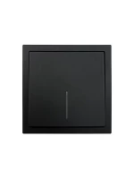 Выключатель 1-кл. с индик. СП ZIMA IP20 10А безвинт. зажим черн. бархат LEZARD 704-4288-111QC ТехноИмпульс