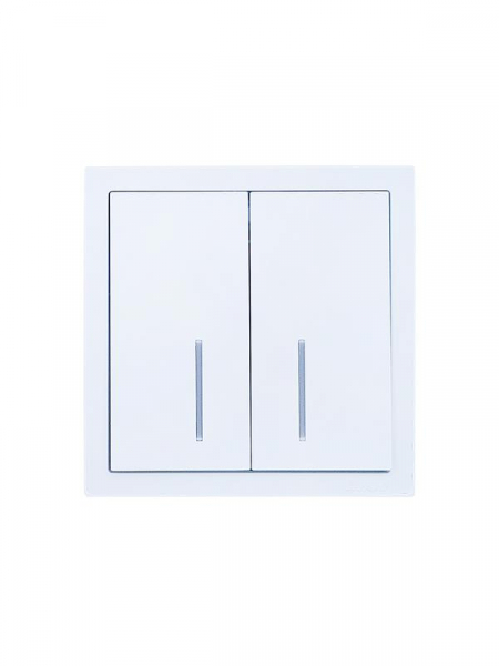 Выключатель 2-кл. с индик. СП ZIMA IP20 10А безвинт. зажим бел. LEZARD 704-0288-112QC ТехноИмпульс