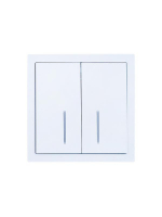 Выключатель 2-кл. с индик. СП ZIMA IP20 10А безвинт. зажим бел. LEZARD 704-0288-112QC ТехноИмпульс