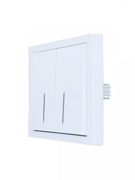 Выключатель 2-кл. с индик. СП ZIMA IP20 10А безвинт. зажим бел. LEZARD 704-0288-112QC ТехноИмпульс