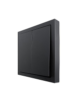 Выключатель 2-кл СП ZIMA IP20 10А безвинт. зажим черн. бархат LEZARD 704-4288-101QC ТехноИмпульс