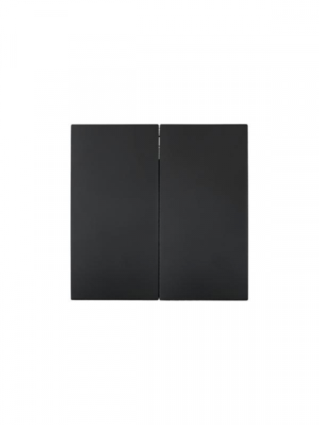 Выключатель 2-кл СП ZIMA IP20 10А безвинт. зажим черн. бархат LEZARD 704-4288-101QC ТехноИмпульс