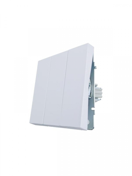 Выключатель 3-кл. СП ZIMA IP20 10А безвинт. зажим бел. LEZARD 704-0288-109QC ТехноИмпульс