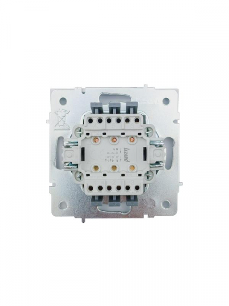 Выключатель 3-кл. СП ZIMA IP20 10А безвинт. зажим бел. LEZARD 704-0288-109QC ТехноИмпульс