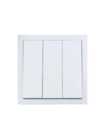 Выключатель 3-кл. СП ZIMA IP20 10А безвинт. зажим бел. LEZARD 704-0288-109QC ТехноИмпульс