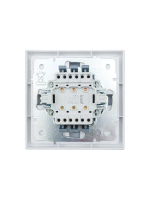 Выключатель 3-кл. СП ZIMA IP20 10А безвинт. зажим бел. LEZARD 704-0288-109QC ТехноИмпульс