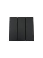 Выключатель 3-кл. СП ZIMA IP20 10А безвинт. зажим черн. бархат LEZARD 704-4288-109QC ТехноИмпульс