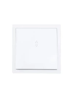 Выключатель проходной 1-кл. СП ZIMA IP20 10А безвинт. зажим бел. LEZARD 704-0288-105QC ТехноИмпульс