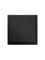 Выключатель проходной 1-кл. СП ZIMA IP20 10А безвинт. зажим черн. бархат LEZARD 704-4288-105QC ТехноИмпульс