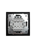 Выключатель проходной 1-кл. СП ZIMA IP20 10А безвинт. зажим черн. бархат LEZARD 704-4288-105QC ТехноИмпульс