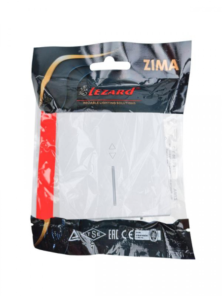 Выключатель проходной 1-кл. с индик. СП ZIMA IP20 10А безвинт. зажим бел. LEZARD 704-0288-114QC ТехноИмпульс