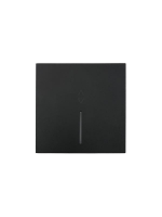 Выключатель проходной 1-кл. с индик. СП ZIMA IP20 10А безвинт. зажим черн. бархат LEZARD 704-4288-114QC ТехноИмпульс