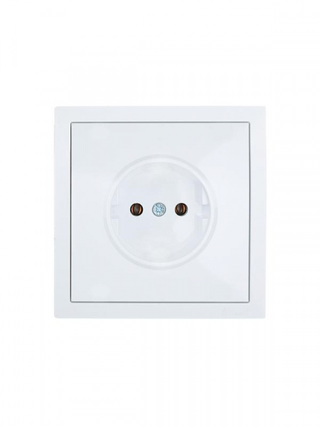 Розетка 1 мест. б/з СП ZIMA IP20 16А ПБТ безвинт. зажим бел. LEZARD 704-0288-121BQC ТехноИмпульс