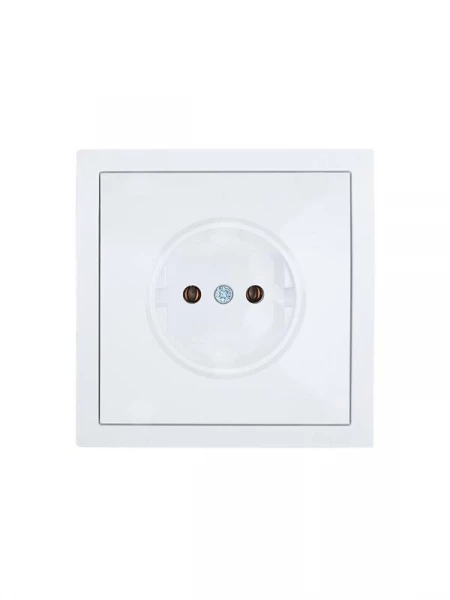 Розетка 1 мест. б/з СП ZIMA IP20 16А ПБТ безвинт. зажим бел. LEZARD 704-0288-121BQC ТехноИмпульс