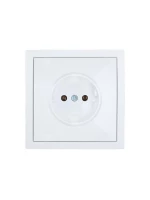 Розетка 1 мест. б/з СП ZIMA IP20 16А ПБТ безвинт. зажим бел. LEZARD 704-0288-121BQC ТехноИмпульс