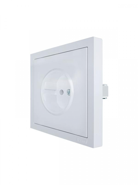 Розетка 1 мест. б/з СП ZIMA IP20 16А ПБТ безвинт. зажим бел. LEZARD 704-0288-121BQC ТехноИмпульс