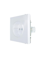 Розетка 1 мест. б/з СП ZIMA IP20 16А ПБТ безвинт. зажим бел. LEZARD 704-0288-121BQC ТехноИмпульс