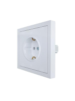 Розетка 1-мест. с защитн.шторк. СП ZIMA IP20 16А ПБТ безвинт. зажим бел. LEZARD 704-0288-124BQC ТехноИмпульс