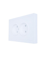 Розетка 2-мест. б/з СП ZIMA IP20 16А ПБТ безвинт. зажим бел. LEZARD 704-0200-128BQC ТехноИмпульс